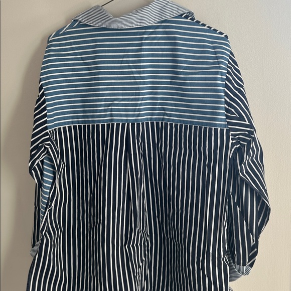 💛Striped Button-Up Shirt - Picture 4 of 5